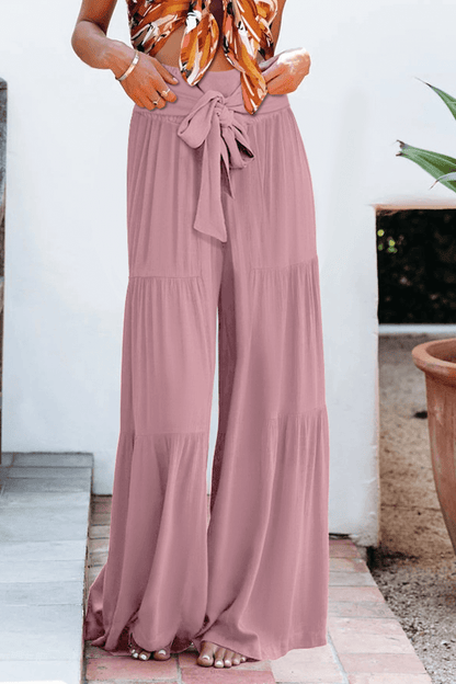 Comfortable Women's Relaxed Fit Wide Leg Trousers