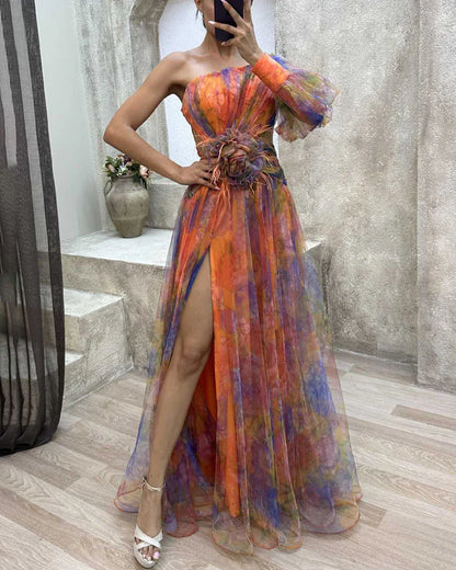 Chic Flare Maxi Dress