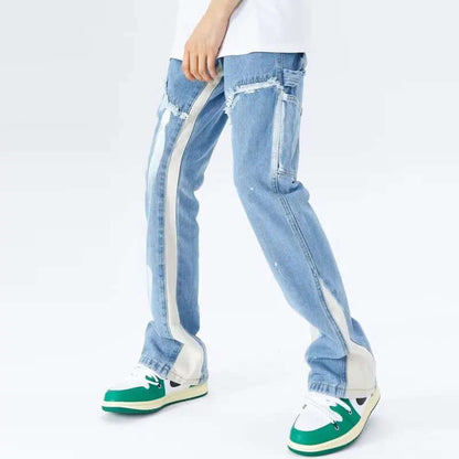 Relaxed Fit Wide Leg Jeans