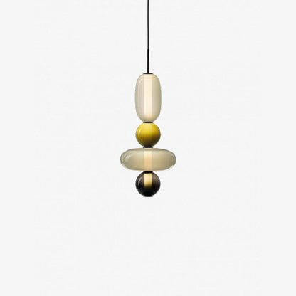 Vibrant Glass Drop Ceiling Light