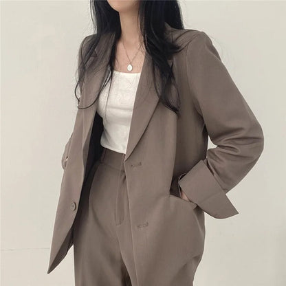 Ladies' Suit Jacket and Trousers Outfit