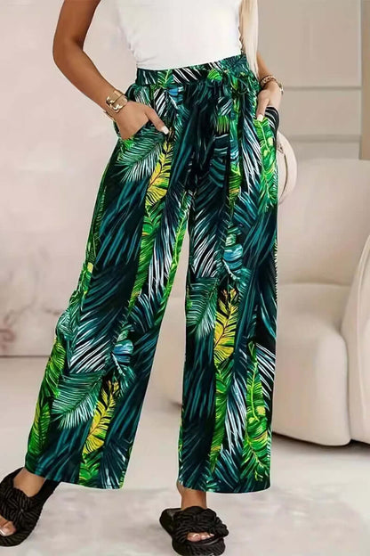 Vibrant Floral Loose Fit Pants
