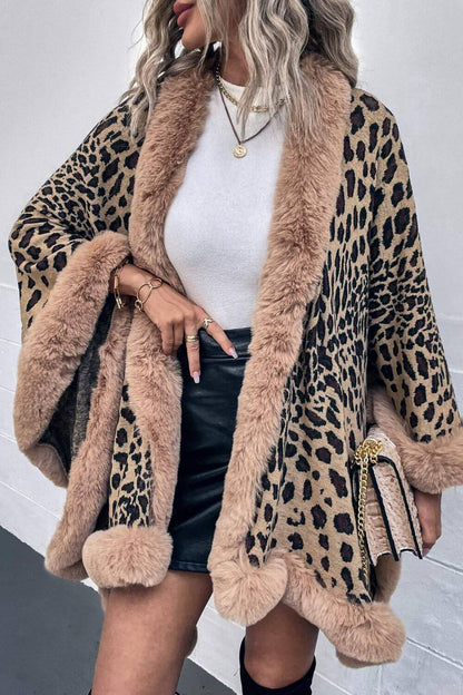 Animal Print Shawl Wrap - Luxivelle