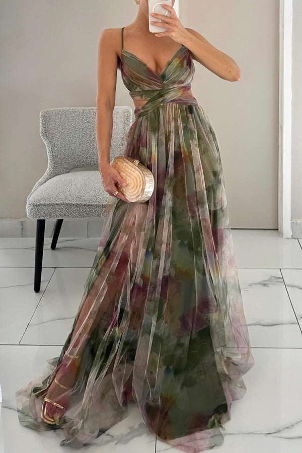 Vibrant Long Sleeve Women's Dress