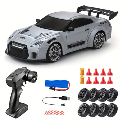 Fast 1:24 Scale RC Drift Car with LED Lights