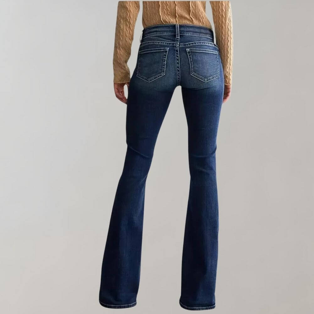 Women's High Waist Skinny Comfort Flare Jeans