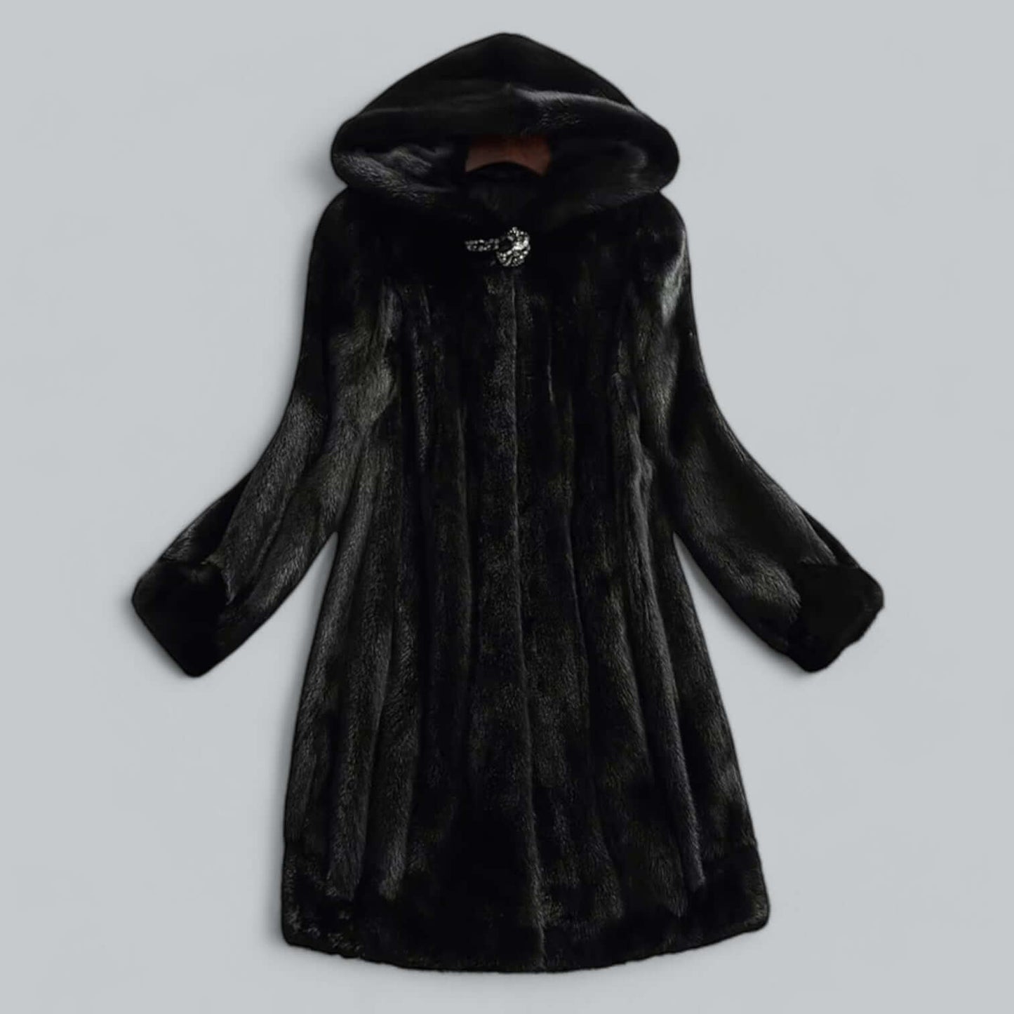 Warm Women's Faux Fur Parka Coat - Luxivelle