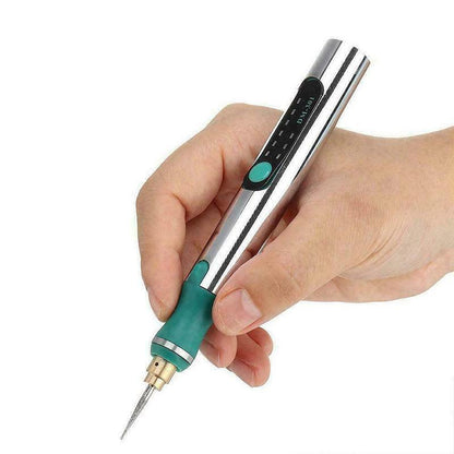 Portable Electric Engraving Tool Kit for Metal and Wood