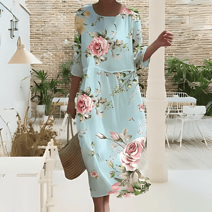Ladies Elegant Casual Knee Length Dress - Luxivelle