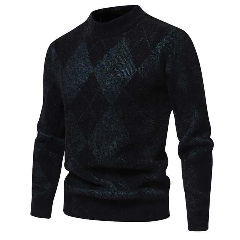 Classic Pattern Crew Neck Sweater