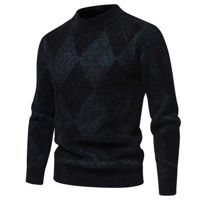 Classic Pattern Crew Neck Sweater