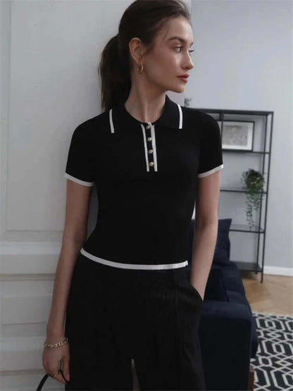 Soft Cotton Polo Top