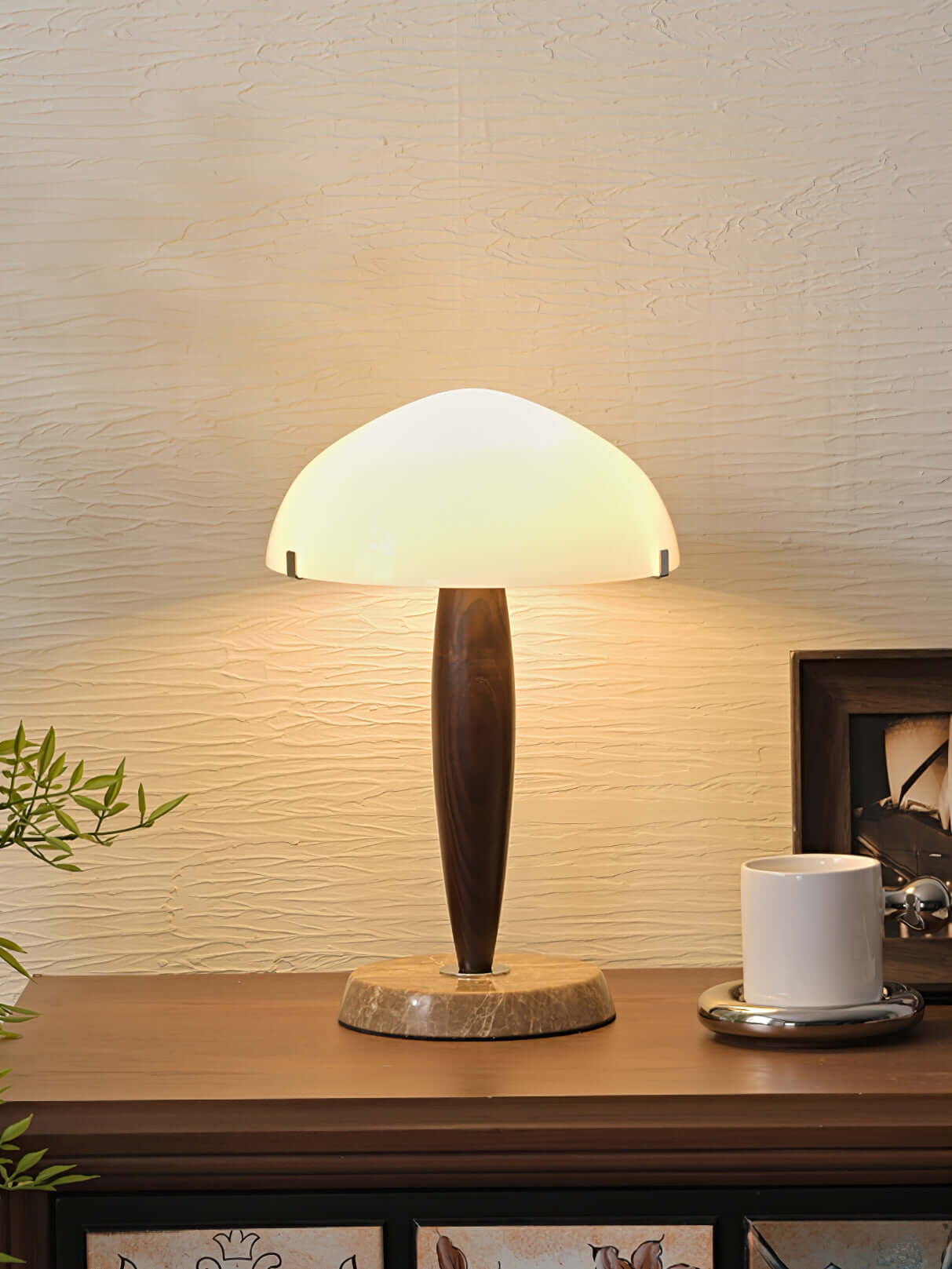 Stylish Wooden Desk Table Lamp
