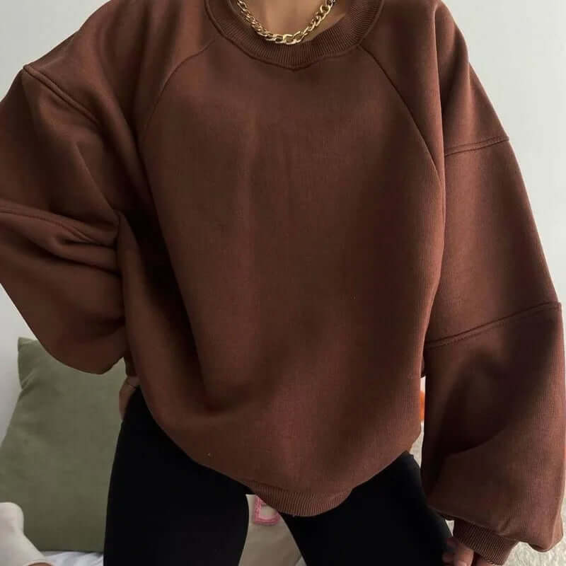 Ladies' Relaxed Fit Fleece Sweatshirt