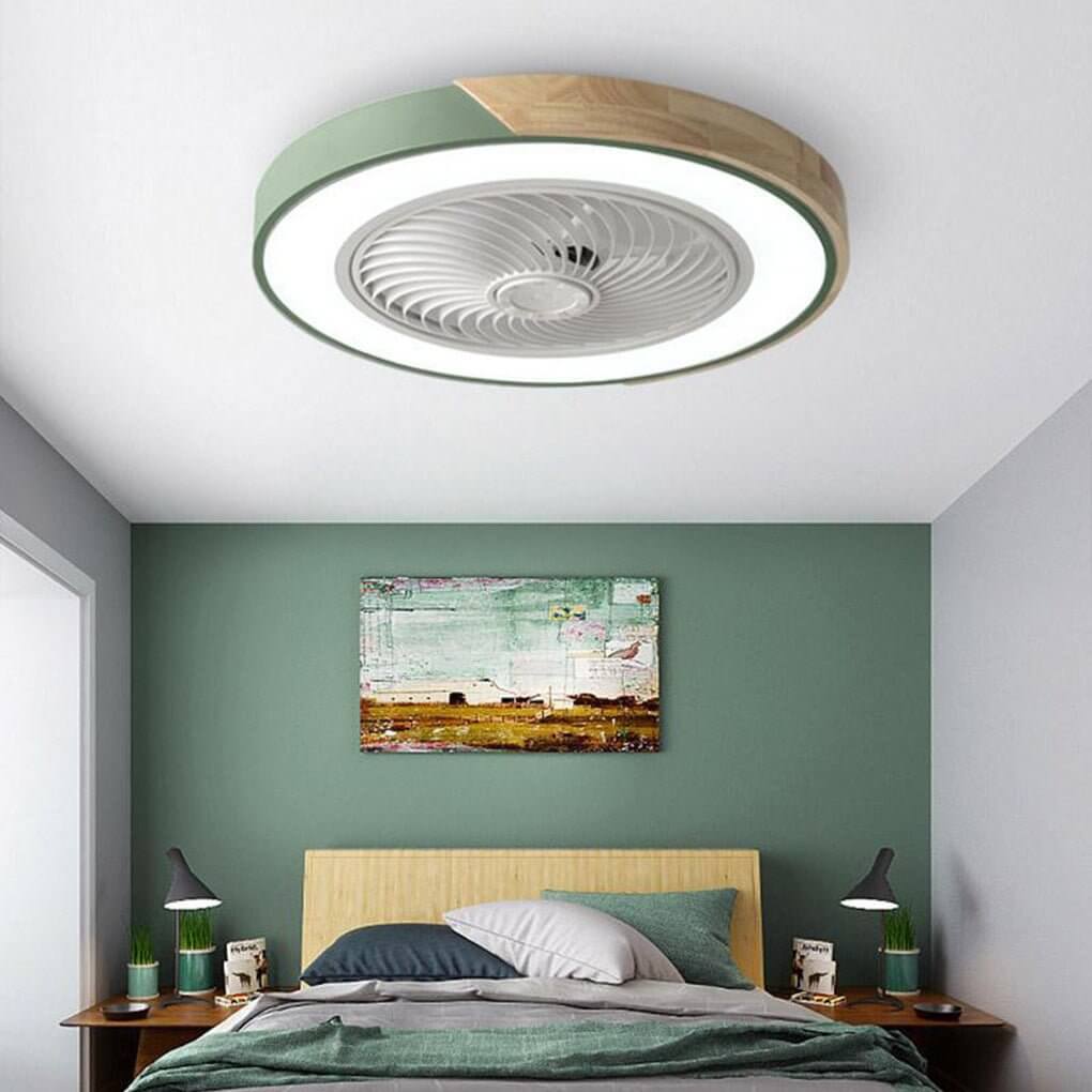 Sleek Silent Ceiling Fan with LED and Remote Control