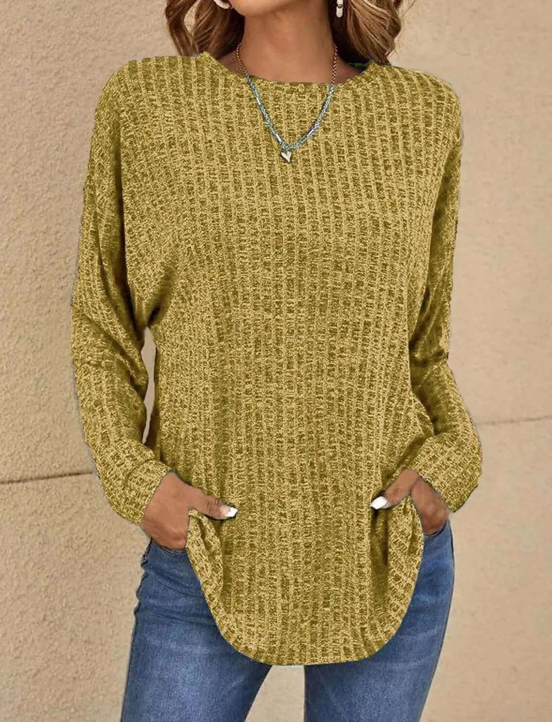 Comfortable Fit Women's Knit Relaxed Tee