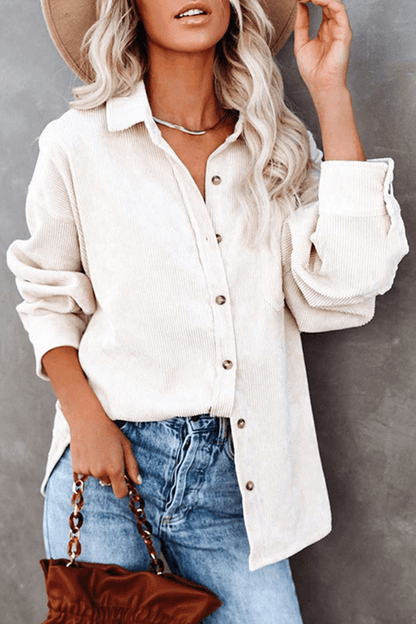 Casual Loose Fit Women's Long Sleeve Top