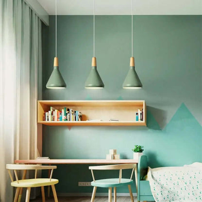 Sleek Metal Hanging Light