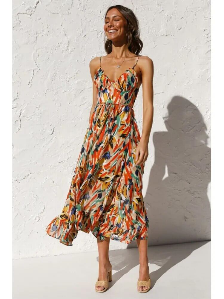Comfortable Sunny Maxi Dress - Luxivelle
