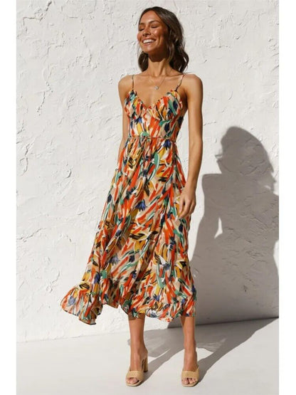 Comfortable Sunny Maxi Dress - Luxivelle