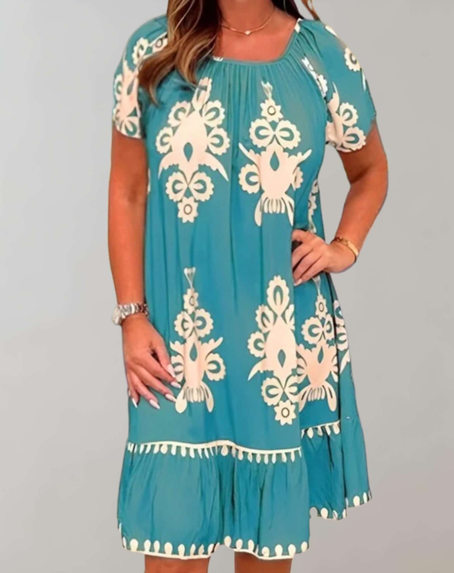 Ladies Pretty Garden Party Dress