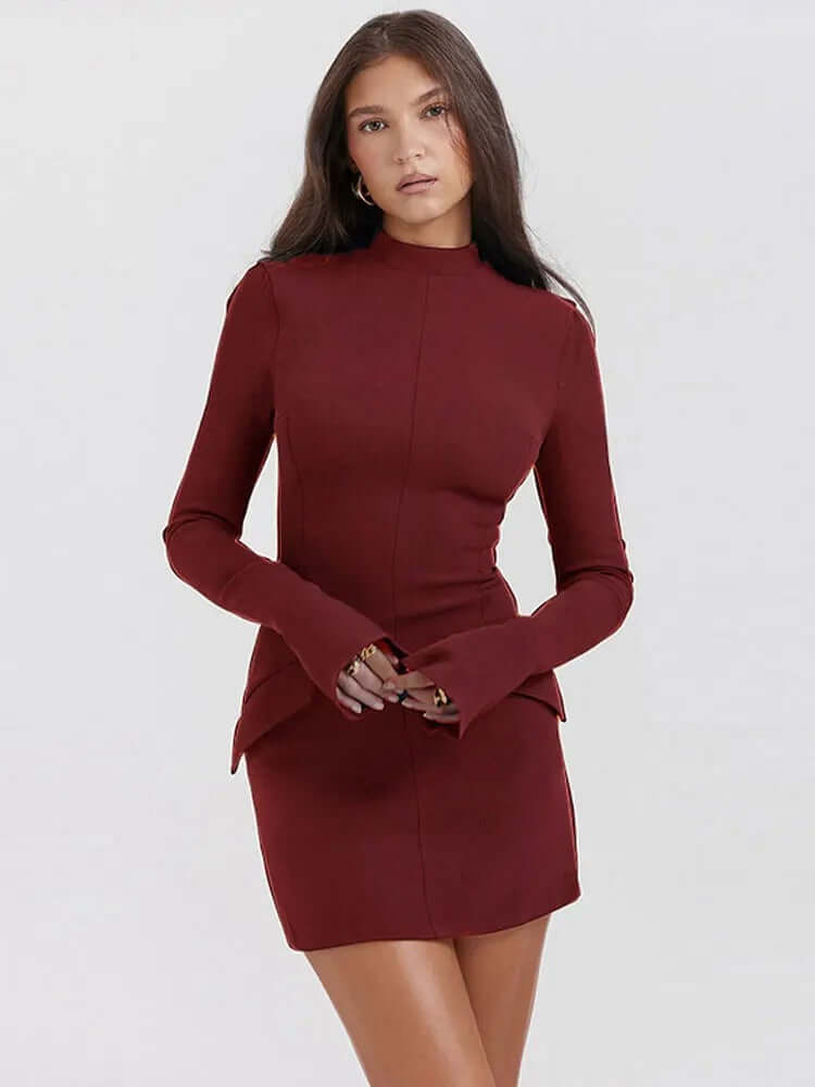Ladies' Crew Neck Knit Dress