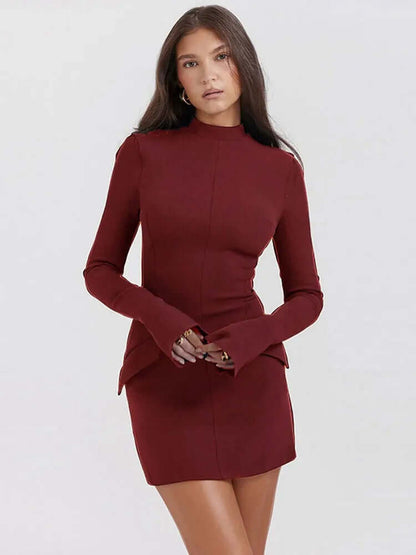 Ladies' Crew Neck Knit Dress