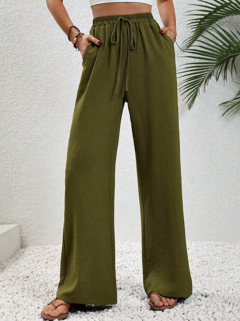 Relaxed Fit Cotton Pants