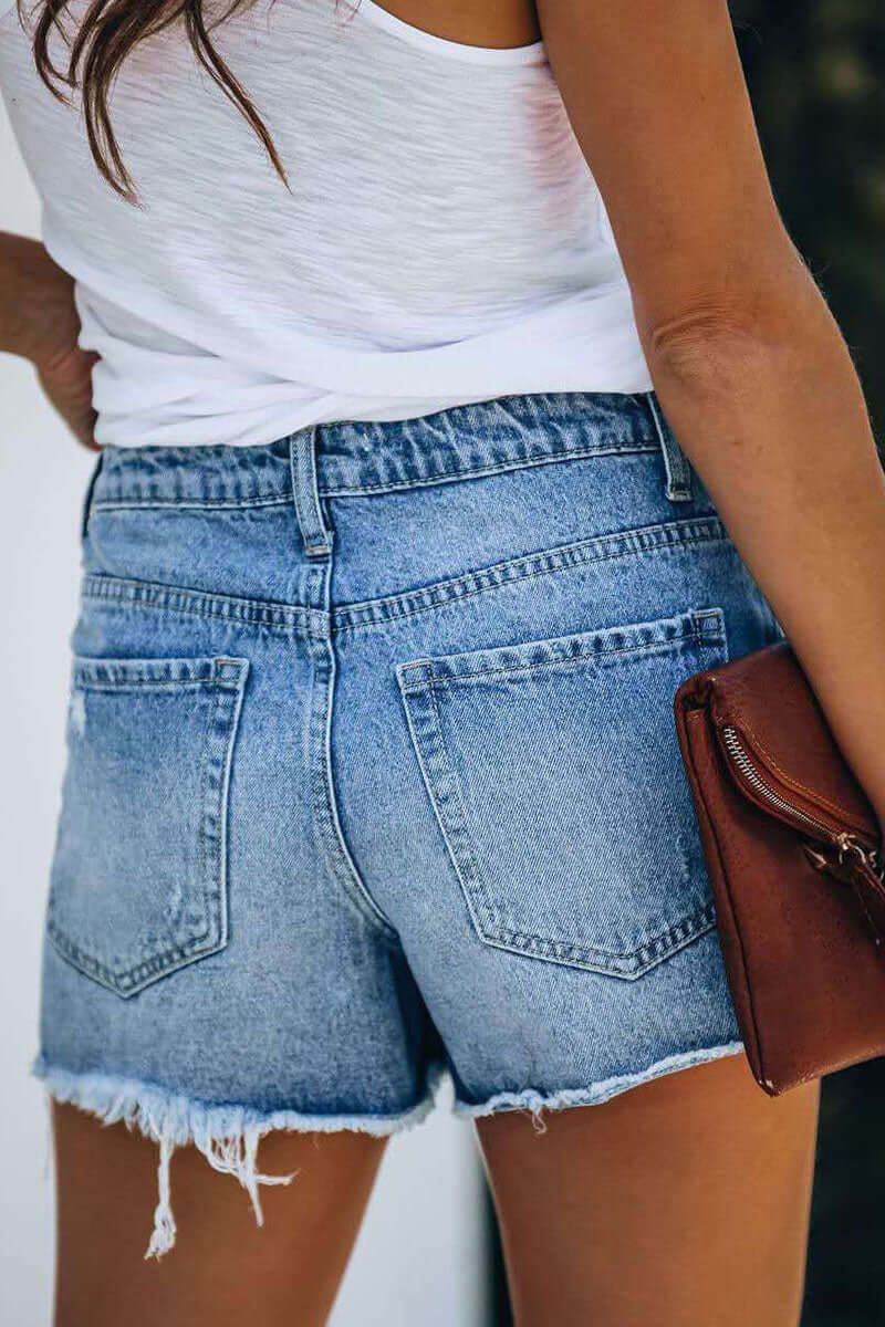 Trendy Distressed Skinny Women's Jeans