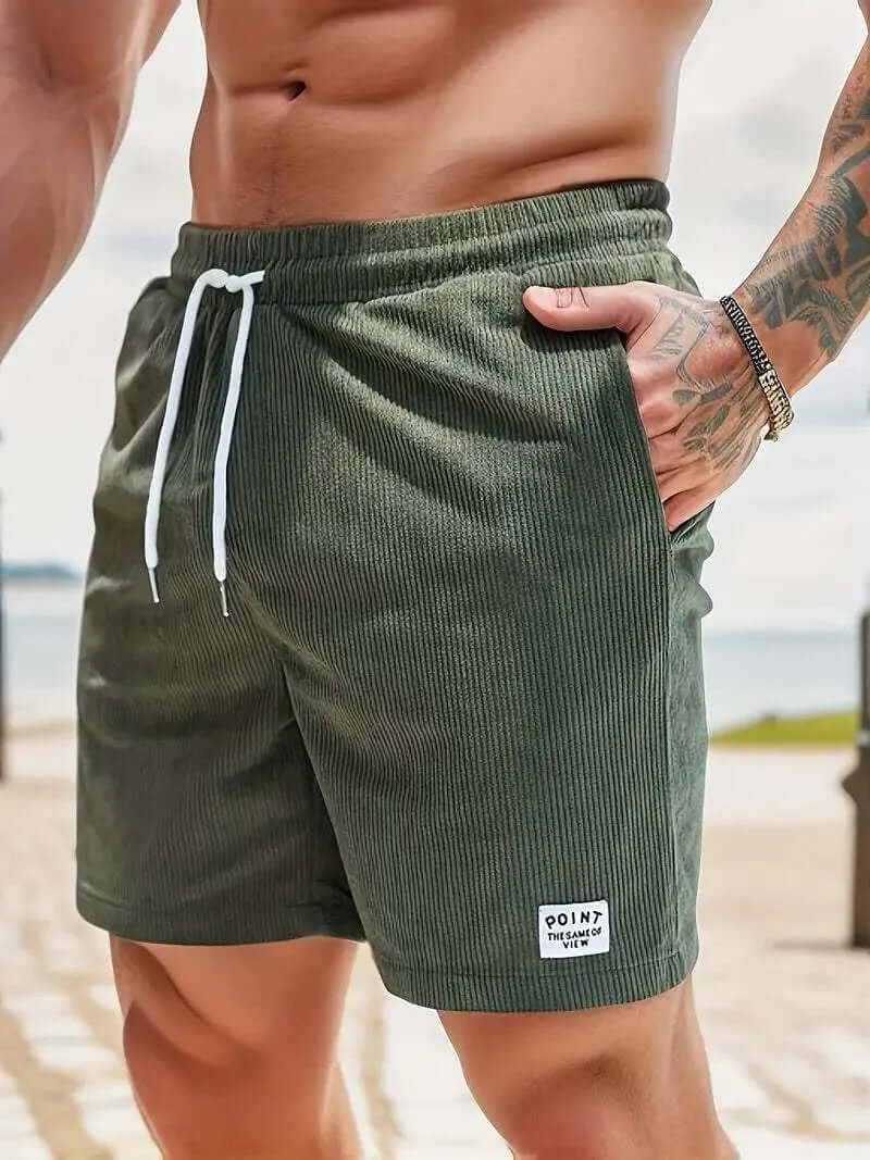 Men's Breathable Summer Shorts with Elastic Waist - Luxivelle