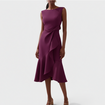 Elegant Flowy Midi Dress