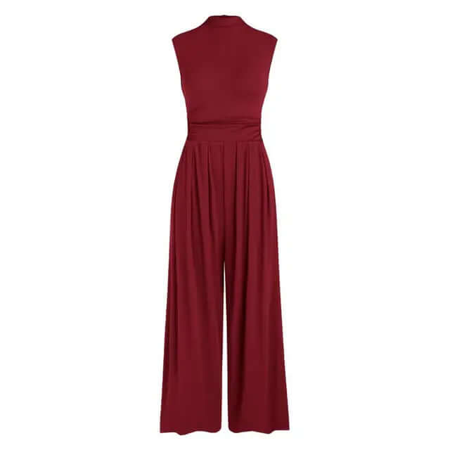 Ladies' Chic Flowy Wide Leg Jumpsuit