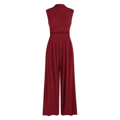 Ladies' Chic Flowy Wide Leg Jumpsuit
