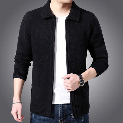 Men's Classic Zip Up Sweater