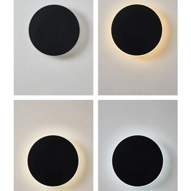 Circular Stainless Steel Outside Security Lamp