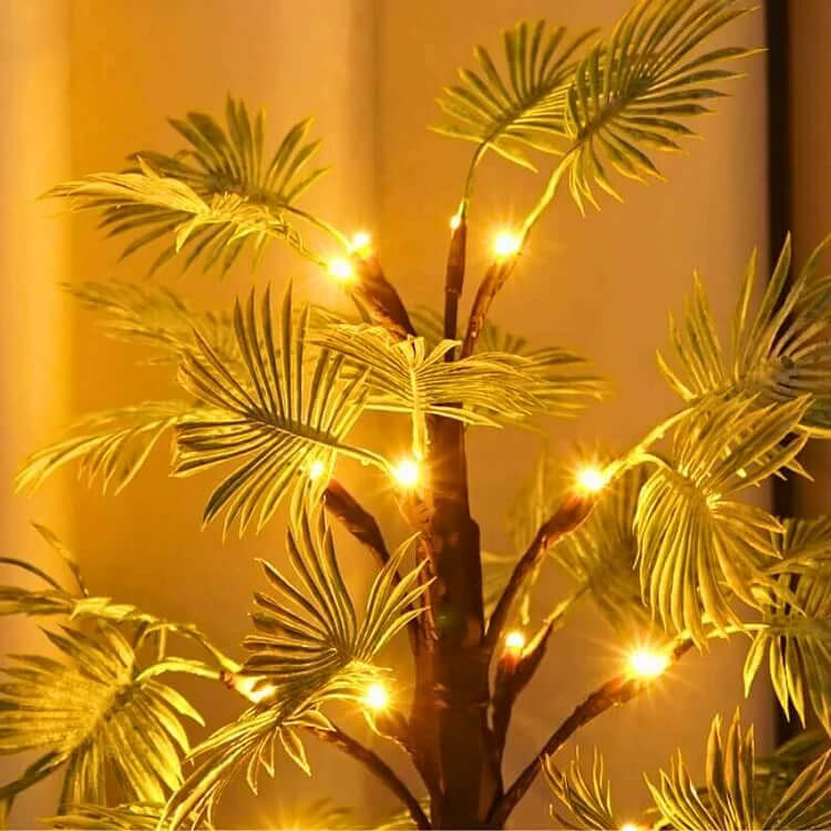 Festive Holiday Palm String Lights