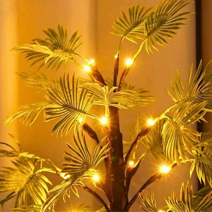 Festive Holiday Palm String Lights