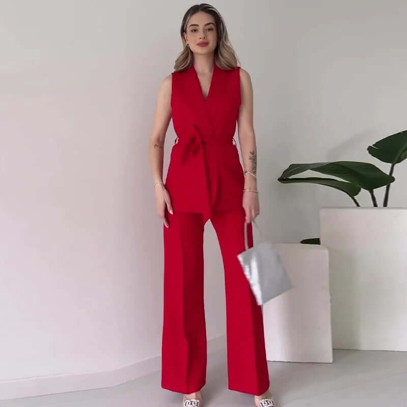 Ladies' Strapless Loose Fit Jumpsuit