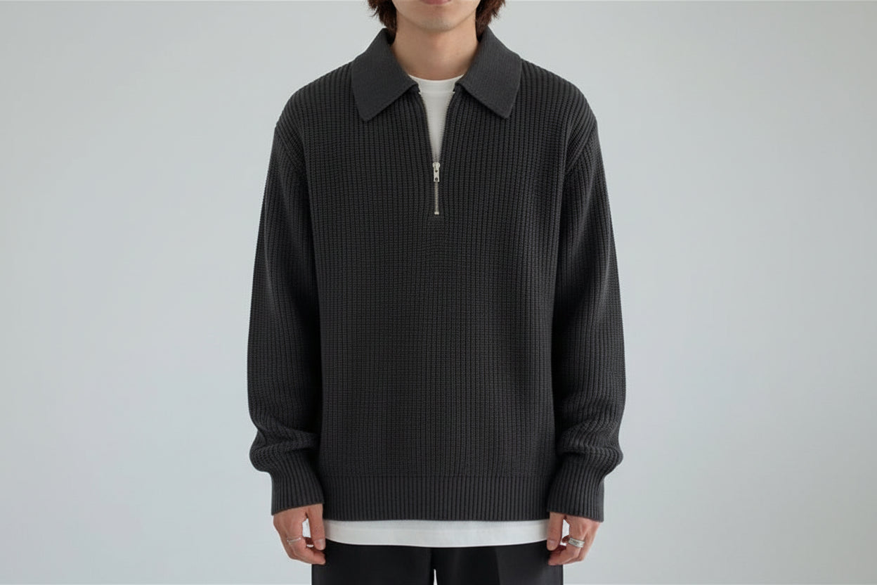 Nathan Jake - Warm Cable Knit Sweater - Luxivelle