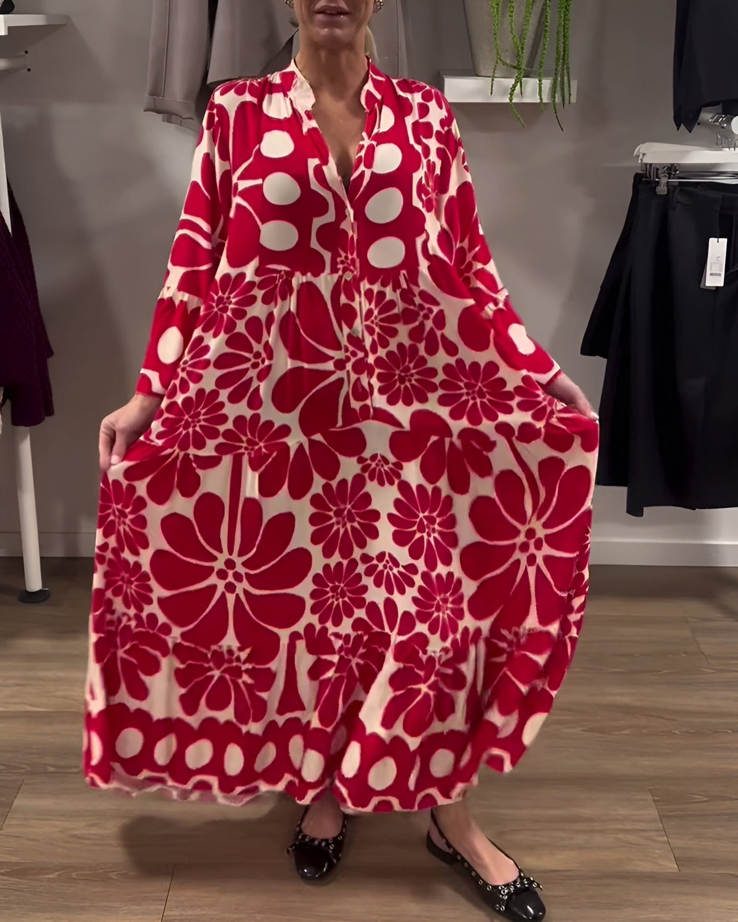 Beautiful Floral Long Maxi Dress