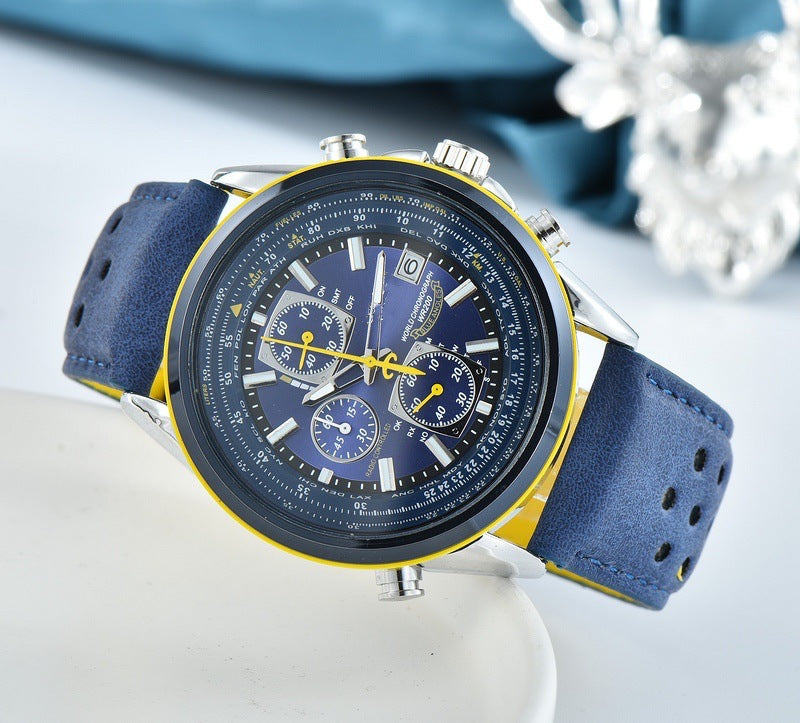 Accurate Pilot Watch with Global Time and Radio Sync