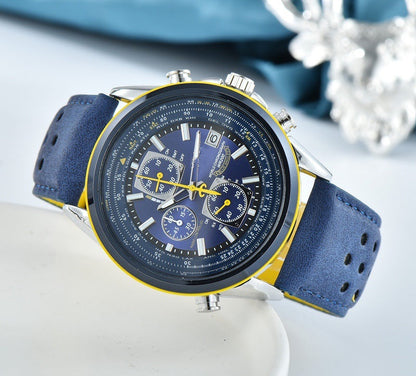 Accurate Pilot Watch with Global Time and Radio Sync
