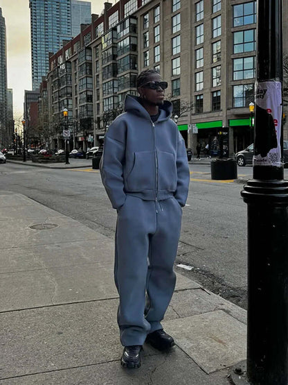 Relaxed Fit Mens Athletic Sweat Suit