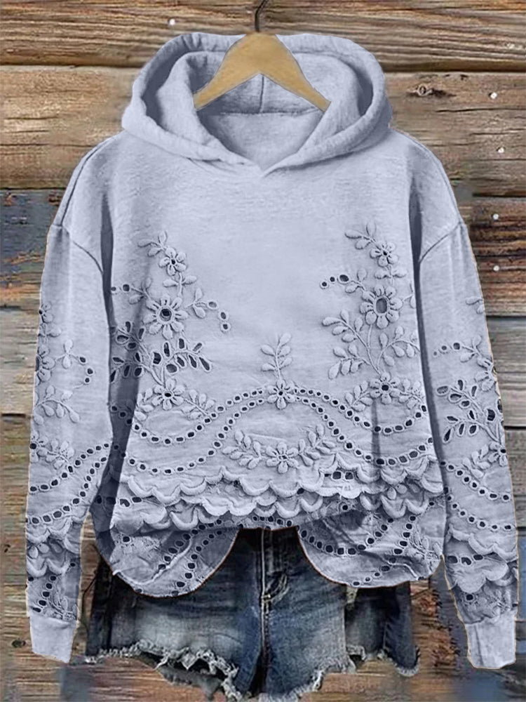 Classic Retro Style Hooded Sweatshirt
