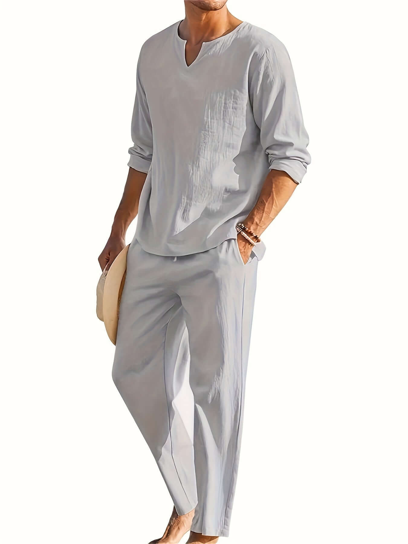 Relaxed Fit 2 Piece Mens Suit Set - Luxivelle