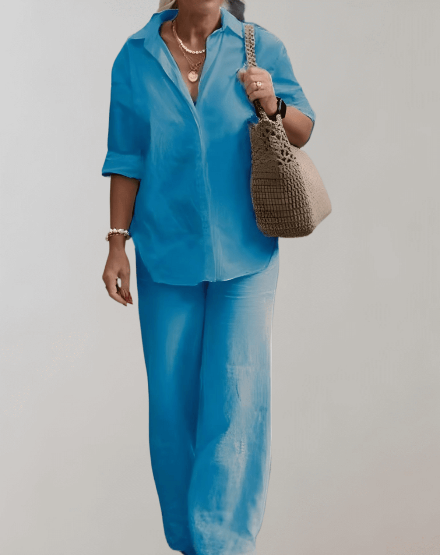 Ladies Matching 2-Piece Outfit Set