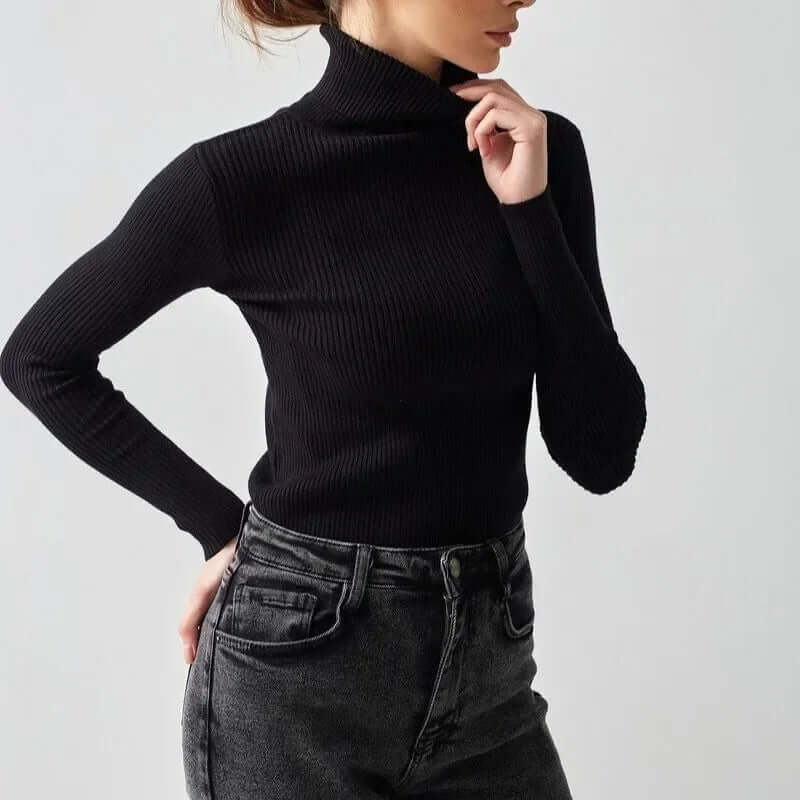 Classic Fit Crew Neck Knit Sweater