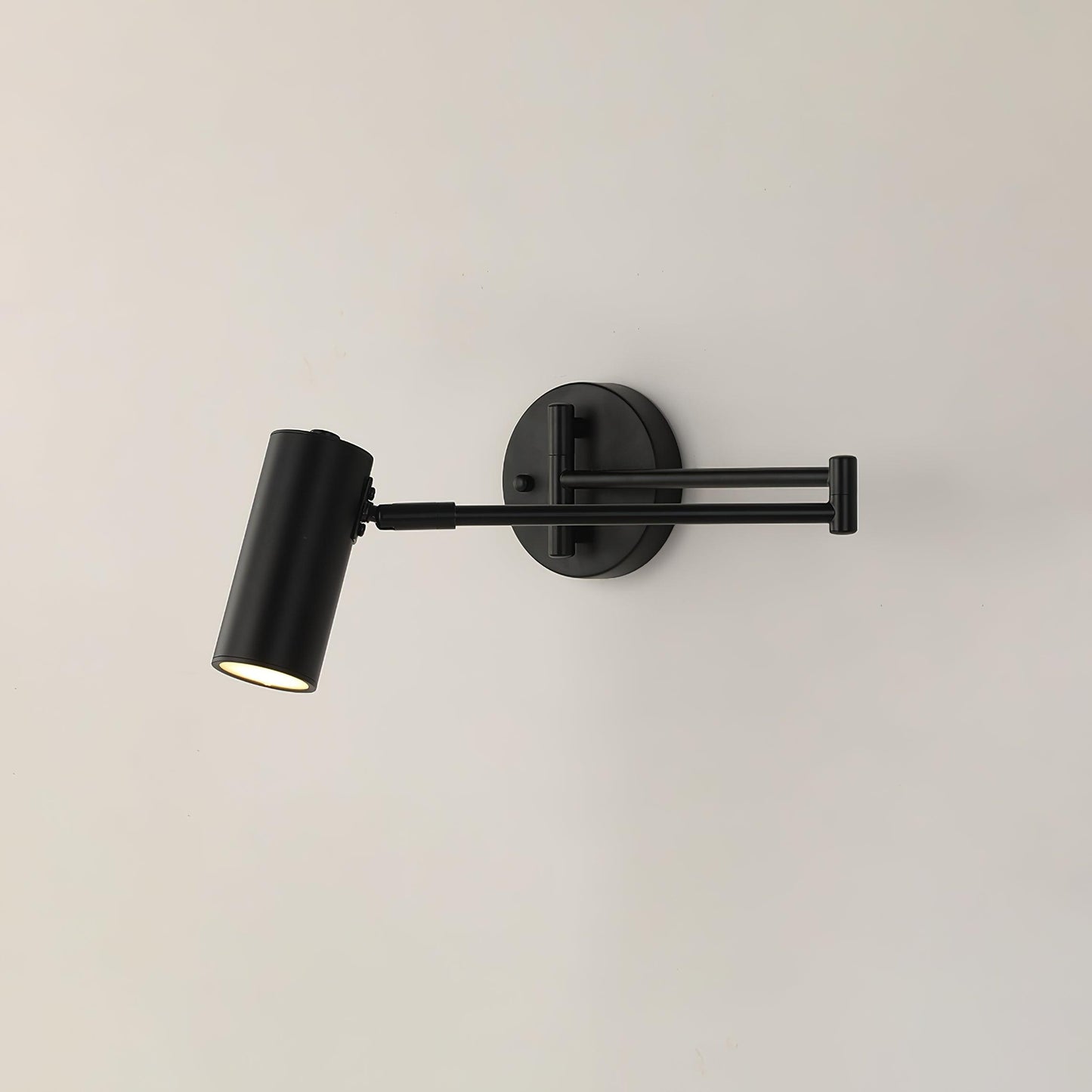 Flexible Brushed Steel LED Wall Light with Arm