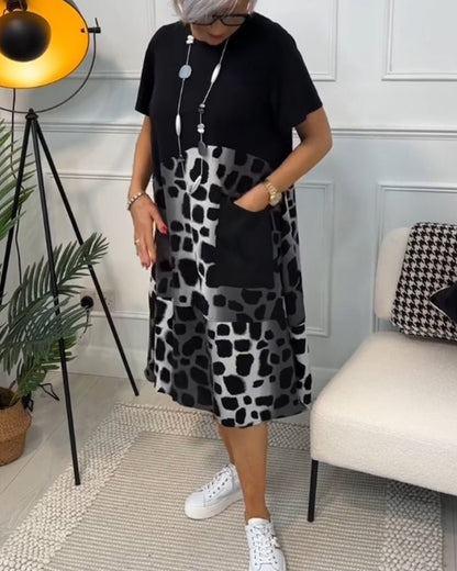 Classic Ladies Floral Midi Dress