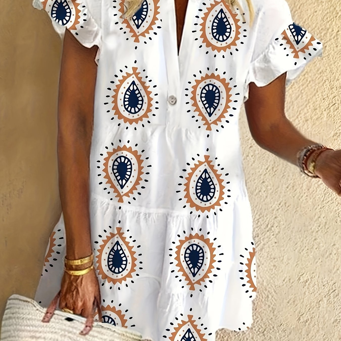 Chic Bohemian Flowy Skirt Dress - Luxivelle
